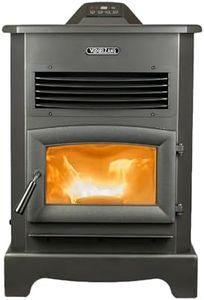 Vogelzang WiFi Pellet Stove on Pedestal, 3,000 Sq. Ft., 170lb Hopper
