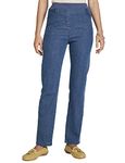 Chums | Ladies | Pull On Jersey Waist Stretch Jean with 2 Front Pockets | Stonewash