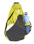 Infinite Discs Slinger Disc Golf Backpack for Quick Disc Storage, 6-12 Discs in Your Bag (Yellow)