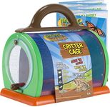 Nature Bound Toys Critter Cage Bug Catcher Habitat Kit with Activity Booklet, Green, 8.5" x 5.75" x 8"