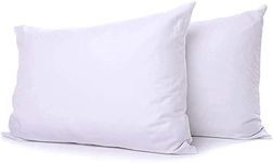 Oliver Bedding Soft Poly Cotton Hotel Pillows 2 Pack, Designed For Ultimate Luxury Sleep Experience with Hypoallergenic and Dust Mite Resistance, Premium Quality Hotel Pillow (2)