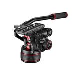 Manfrotto Nitrotech Fluid Video Head for DSLR, Mirrorless, Video and Cinema Cameras - Continuous Counterbalance System 0-17.6lbs - Variable Continuous Fluid Drag System - 17.6lbs Payload - MVH608AHUS