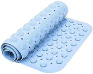 OXMEZA Anti Skid Mat for Bath and Bathroom Shower Mat Floor Bathroom Anti Slip Mat with Suction Cups & Drain Holes (70x37cm)