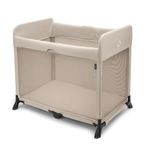 BUGABOO Stardust Play Yard - Portable Indoor and Outdoor - Foldable On the Go Play Yard - 1 Second Unfold (Desert Taupe)