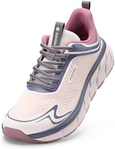 FitVille Womens Wide Fit Sneaker Mesh Lightweight Trainers, Arch Support Running Shoes for Swollen Feet & Plantar Fasciitis, Non-Slip Hands Free Athletic Shoes