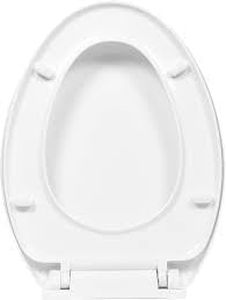 Hindware Toilet Seat Cover Lara Cat Cod. 20069,20093 | White | PP Material | Soft-Closing | Sleek Design | Elongated Commode Cover | (Lara Seat Cover)