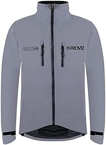 Proviz Men's 360 Reflect Storm Proof Cycling Jacket, Grey, Large