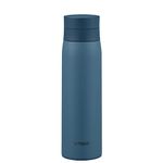 Tiger Lightweight, Slim Flask Bottle, 500 ml, Certified Antibacterial Mouth, Vacuum Insulated Stainless Steel Double Wall, MCY-K050, Cerulean Blue