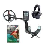 XP Metal Detectors DEUS II RC - 9" FMF Coil with WSAII-XL wireless headphones bundle - waterproof and multifrequency metal detector with XP DEUS II Remote Control & S-Telescopic Stem