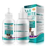 Dog Ear Cleaner - Ear Infection Treatment for Dogs & Cats, Pet Ear Mite Cleaning,Optimized Dog Ear Cleaner Solution - Keep Itchy Ears Cleaner & Healthy Ear Canals