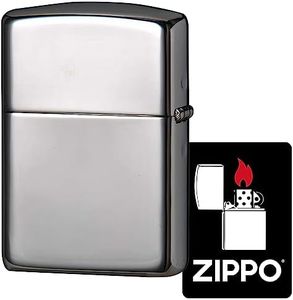 Zippo Lighter Armor Platinum Plated Windproof Brass with Exclusive Sticker 162PT