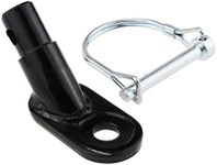 Biange Bike Trailer Hitch Connector, Cycling Adapter Accessories (1 Pack, Black)