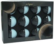 Nitro NEC12BLKLTB Eclipse Golf Balls, Black/Light Blue