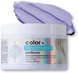 Keracolor Color + Treatment PLATINUM - Highly Pigmented Semi-Permanent Color Masque for Vibrant, Hydrated Hair, 11 Fl Oz