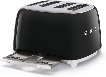 Smeg 4-Slice Toaster – Black Retro Design