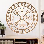 Viking Compass Runes Wall Sticker