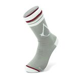 ABYstyle Assassin's Creed Crest One Size Socks - Grey & White