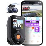 Vantrue S1 Pro Max 4K+4K(2160P+2160P) Dash Cam Front and Rear, Dual Dash Camera with Starvis2 HDR PlatePix Night Vision, 5GHz WiFi, GPS, Optional Lte, Parking Mode, Voice Control, Dashcam Support 1TB