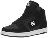 DC Men's Manteca 4 Hi-top Skate Shoe, Black/White, 13