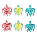 6PCS Embroidered Iron On Patch, Sea Turtle Iron On Patches Iron Sew On Patches Embroidered Patches Pack Decorations for Clothing Jeans Backpacks (Sea Turtle)