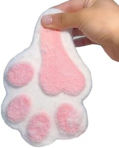 EHORIA 5 Inch Big Cat Paw Squishy Toys for Stress Relief, Cute Cat Paw Design, Adorable Soft Squeeze Toys for Kids and Adults (Pink)