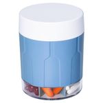 Extra Large Supplement Organizer, Betife Moisture-Proof Jumbo Pill Dispenser with 7 Large Compartments, Pill Boxes and Organizer to Hold Monthly Vitamin or Medication (Blue)