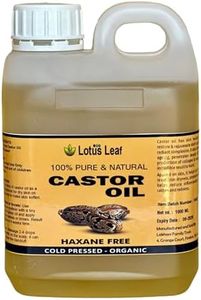 Organic Castor oil, Hexane free, Cold pressed, Castor Oil For Dry Skin Hair Loss Dandruff Thicker Eyelashes Eyebrow, Anti-Oxidant. (1 LITRE BOTTLE)