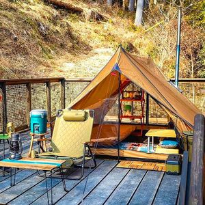 POMOLY CHALET 70 Pro Portable Cabin Tent with Stove Jack – 2-3 Person Camping