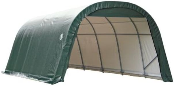 ShelterLogic 71342 Green 12-Feet X 20-Feet X 8-Feet Round Style Shelter