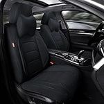 TIEHESYT Black Car Seat Covers Fron