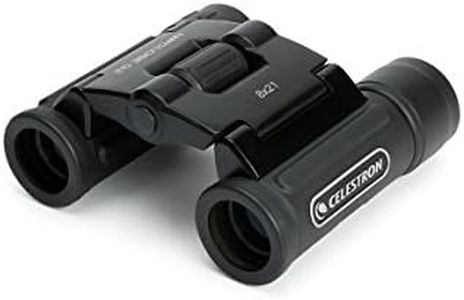 CELESTRON UpClose G2 8x21 Binoculars, 8X Magnification, 21mm Objective, Black (71230), One Size
