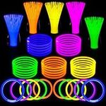 Playsheek Glow Sticks 100pk - 8” Gl