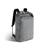 XD Design Bobby Urban Anti Theft Laptop Backpack with Steel Enforced Combination Lock, Compartments Hold 15.6 Inch Laptop and 12.9 Inch Tablet, Grey