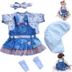 scnbom Reborn Baby Dolls Clothes fo