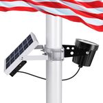 Solar Flag Pole Light, Flagpole Lig