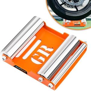 Grand Pitstop Paddock Stand Wheel Roller for Motorcycle Chain Cleaning and Bikes Lubrication (Bikes < 220 Kgs and Tyre Width <180 mm, Medium)