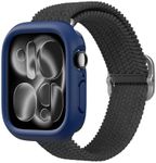RHINOSHIELD Bumper Case Compatible with Apple Watch Series 11/10 (46mm) | Slim Protective Case, Lightweight and Shock Absorbent - Ultra Marine