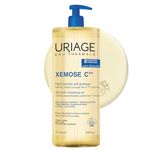 Uriage Xemose C8+ Anti-itch Shower Oil 1L – Face & Body Wash - Very Dry Skin Prone to Atopy – Soothes from 1st application - 8 Biomimetic Ceramides & Shea Butter - Fragrance-Free