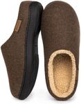 VeraCosy Mens Fuzzy Slippers Faux S