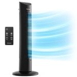 Pro Breeze® 30" Tower Fan with LED Light Indicator, Powerful & Energy-Efficient Fan with Remote Control, 7-Hour Timer & 3 Cooling Fan Modes for Home and Office