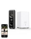eufy security Video Doorbell Dual Camera (Battery-Powered) with Homebase, Dual Motion Detection, Package Detection, 2K HD, No Monthly Fee, 16GB Local Storage