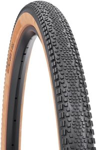 Riddler 700 x 45 Light/Fast Rolling Gravel Bike Tire - Dual DNA 60 TPI with Semi-Slick Tread, Tubeless Ready for Gravel and Adventure - Available in 45 mm or 37 mm Widths in Black or Tan Sidewalls