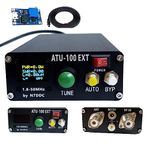 Malahit ATU-100 EXT Antenna Tuner 1.8-50MHz atu100 by N7DDC 7x7 0.96 Inch OLED 3.2 Firmware Programmed with Housing Assembled Machine with USB Cable（No Battery）