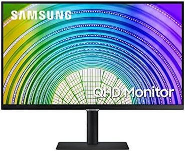 Samsung S27A600UUU - S60UA Series - LED monitor - 27" - 2560 x 1440 QHD @ 75 Hz - IPS - 300 cd/m² - 1000:1 - HDR10-5 ms - HDMI, DisplayPort, USB-C - black