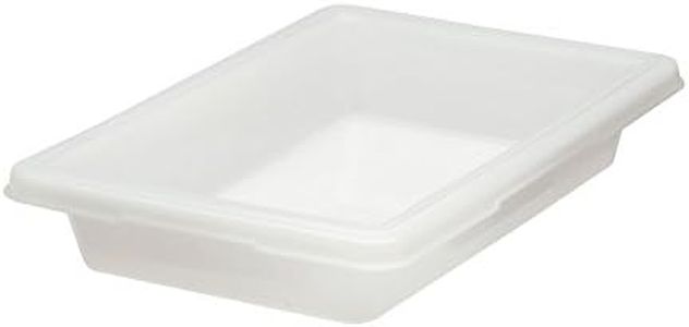 Rubbermaid Commercial Food Tote Box, 2 Gallon, White, FG350700WHT