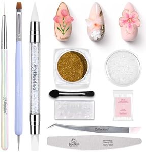 Beetles Chrome Nail Powder for Nails Aurora Pearl Kit