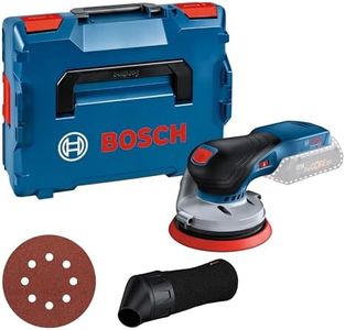 Bosch Professional 18V System Cordless Random Orbit Sander GEX 18V-125 (incl. sanding disc (125 mm), 1x sanding paper, dust bag, without battery/charger, L-BOXX 136)
