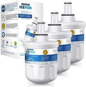 GOLDEN ICEPURE 3X Sostituzione Cartuccia Filtro Acqua Frigorifero per Samsung Aqua Pure Plus DA29-00003F DA29-00003G DA29-00003B DA97-06317A HAFCU1 / XAA HAFIN2 / Exp APP100 / 1 WSS-1 WF289 (fattura)