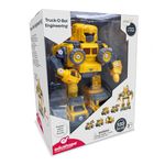 Edushape Truck-O-Bot Engineering Baby Toy Robot with Flashing Lights and Cool Sounds - Fit for DIY Re-Assembly, Enhance STEM and Creativity for Kids Aged 3 Years and Up