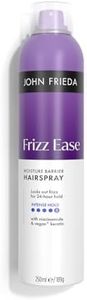 John Frieda Frizz Ease Moisture Barrier Hairspray 250ml. Anti Humidity Hair Spray for Flexible Hold and Frizz Control